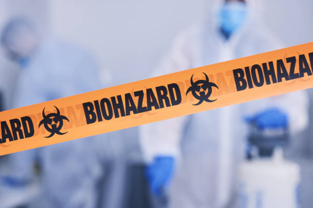 Professional Biohazard Cleanup technician working in Lisbon, OH